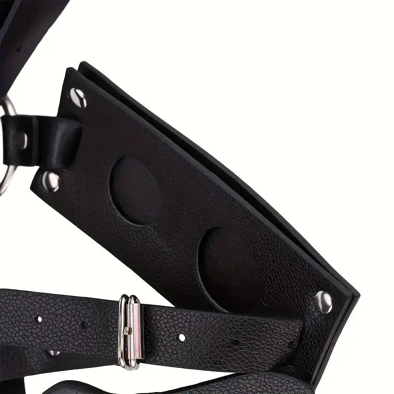 Removable Sexy Adjustable Cock Ring Harness With Anal Plug Dildo Strap