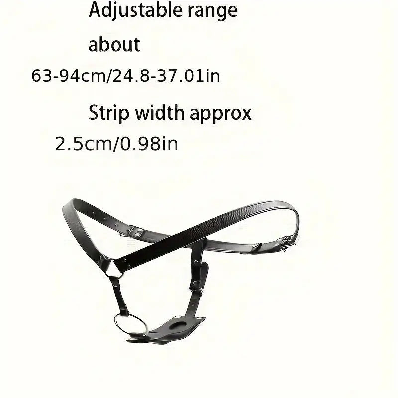 Removable Sexy Adjustable Cock Ring Harness With Anal Plug Dildo Strap