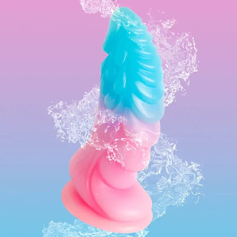 SM Shaped Luminous Anal Plug Silicone BDSM Sex Toy For Men Women