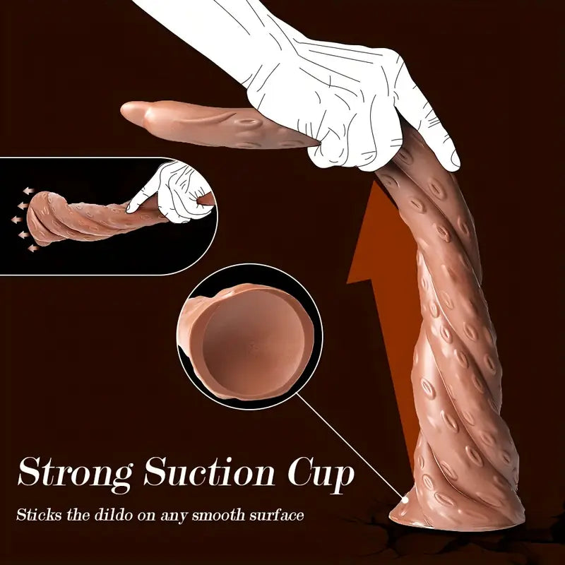 17 Inch TPR Real Touch Soft Dildo Extra Long Giant Monster Animal Dildo