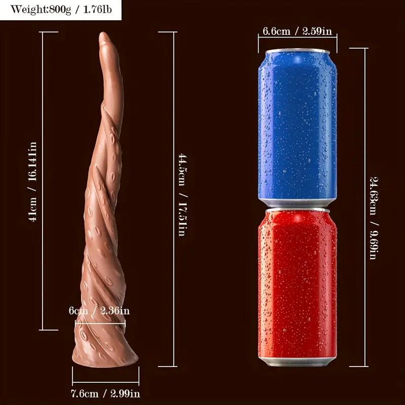 17 Inch TPR Real Touch Soft Dildo Extra Long Giant Monster Animal Dildo