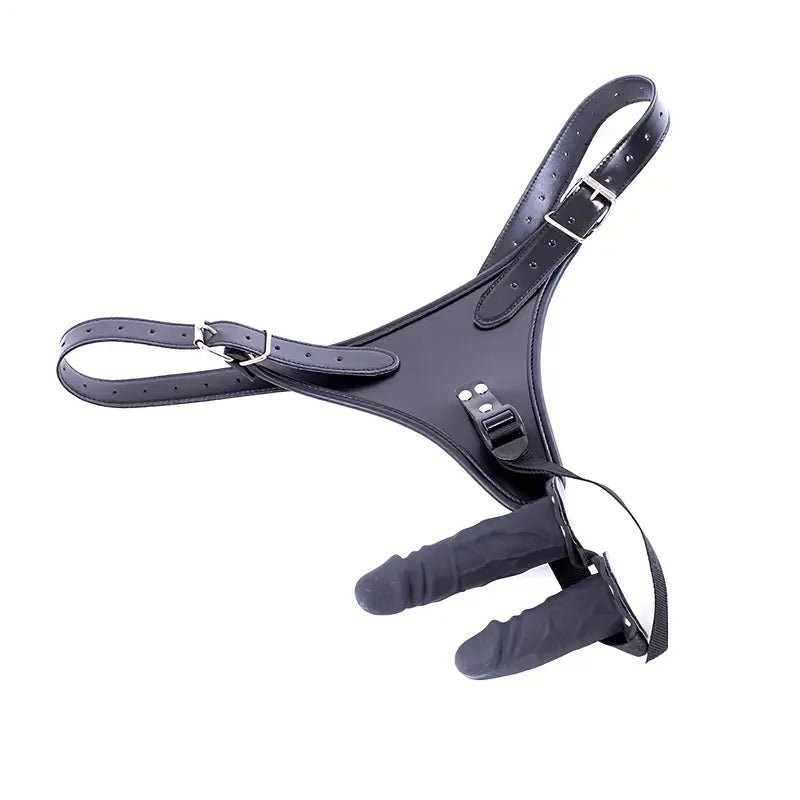 Restraint Thong Double-Headed Penis Silicone Strap-On Bondage Dildos