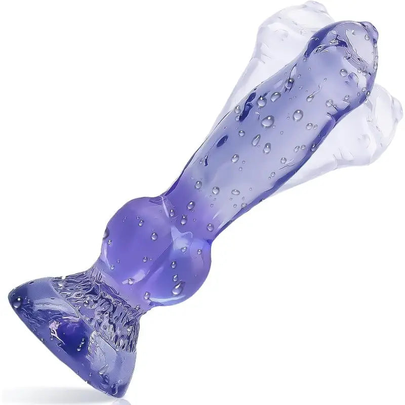 4.76in Small PVC Dog Knot Dildo Odd Quality Animal Sex Toy For Anus