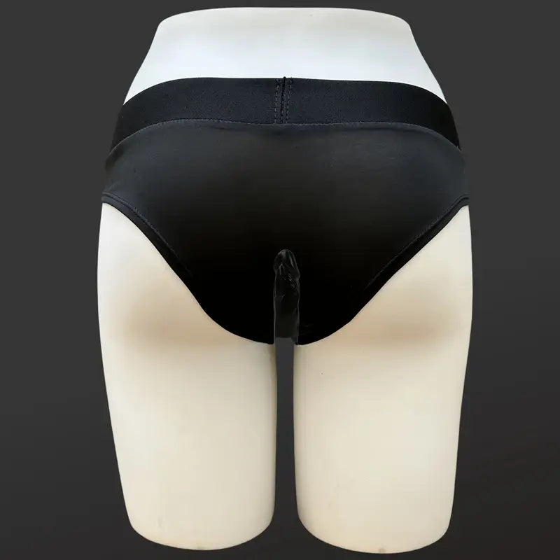 2 Styles Concealed Fun Wearable Dildo Comfortable Soft Elastic Pants