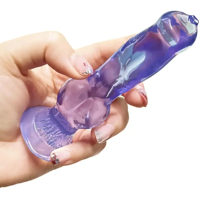 4.76in Small PVC Dog Knot Dildo Odd Quality Animal Sex Toy For Anus