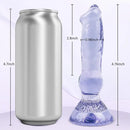4.76in Small PVC Dog Knot Dildo Odd Quality Animal Sex Toy For Anus