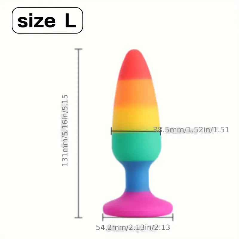 3 Sizes Silicone Butt Plug Adult Sex Toy Anal Trainer For Couples
