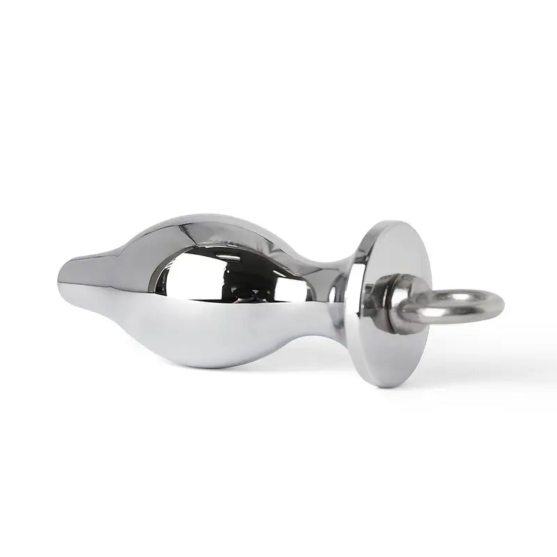 SM Alternative Traction Metal Anal Plug Dilator Ring For G-spot Stimulating