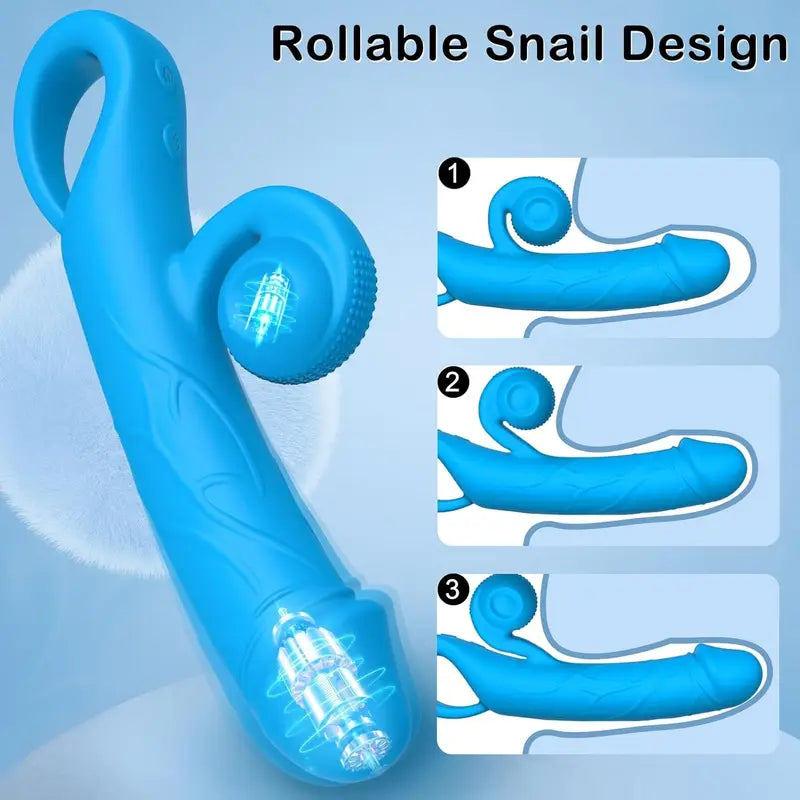C G Spot Vibrator 4in 1 Stimulator 10+10 Deep Frequency Dildo Vibrator
