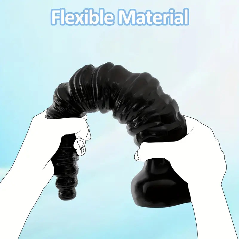 Anal Plug Sex Toy Anal Beads Long Big Black Sex Toy For Anus Exploration