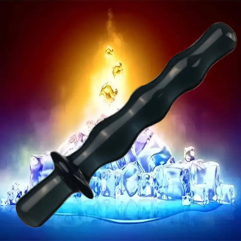 Crystal Glass Pleasure Wand Double Ended Glass Dildo G-spot Stimulator