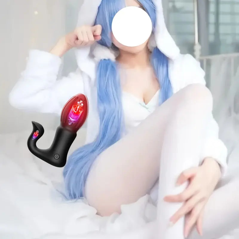 Rocket Prostate Massager G-Spot Toy Women Plug Vibrating Butt Plug