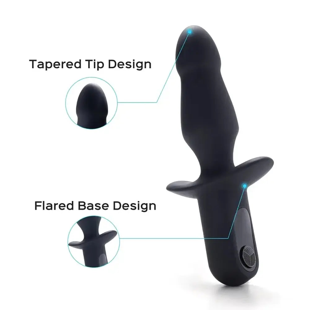 Flared Base Design Anal Vibrator Dallon Vibrating Anal Butt Plug