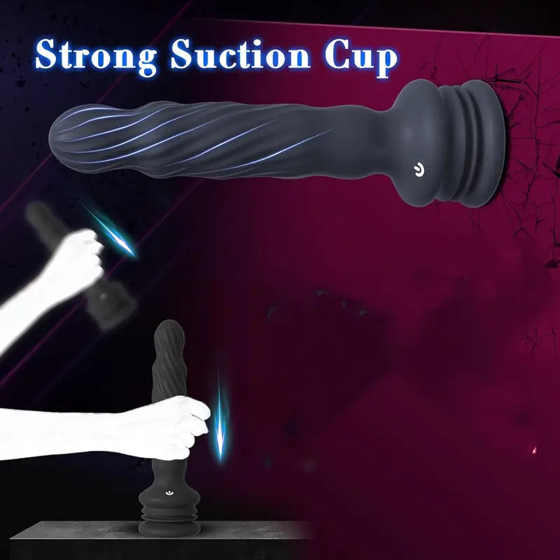 Ultimate Pleasure Anal Vibrator 7 Vibration Modes Rotating & Wriggling Beads