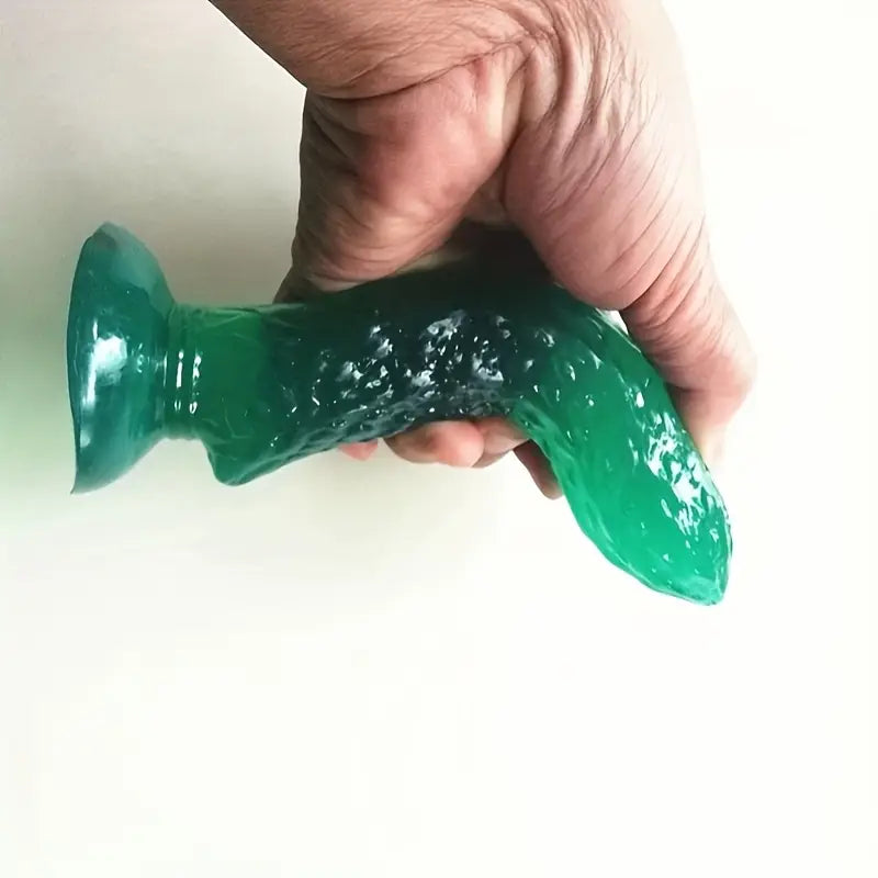 6.3in 6.7in 7in Corn Banana Cucumber PVC Discreet Dildo For Anal Sex