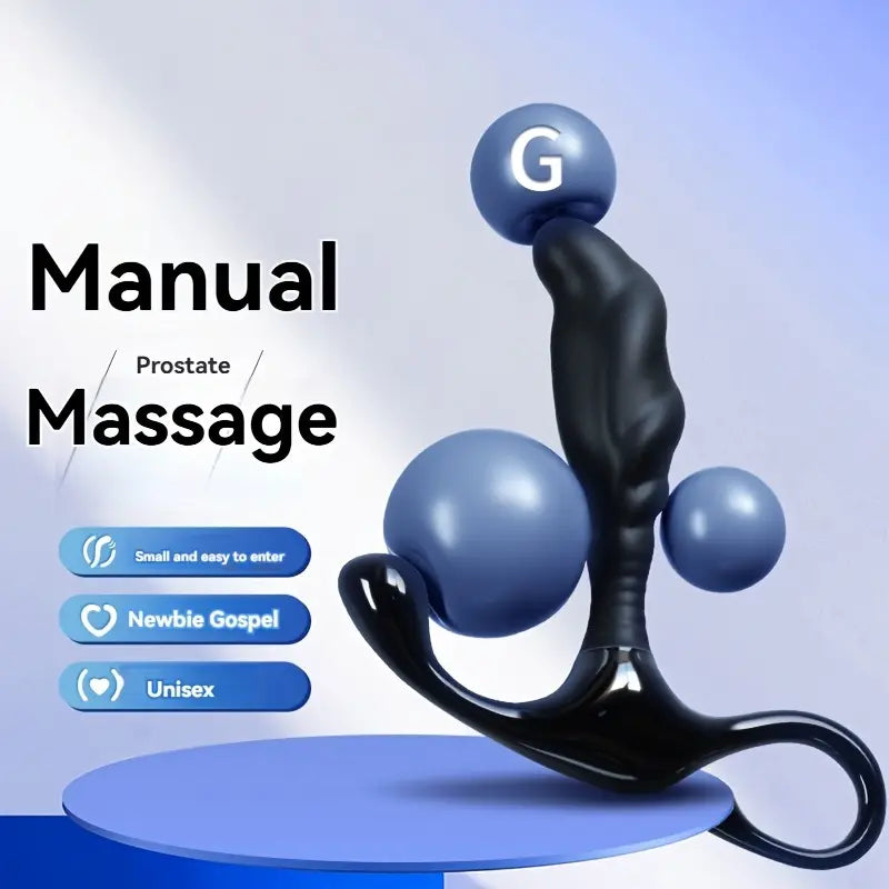 Silicone Prostate Trainer Anal Plug Hand Washable Solid Color For G Spot