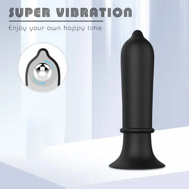 Advanced Prostate Massager With Suction Cup Anal Butt Plug Vibrator