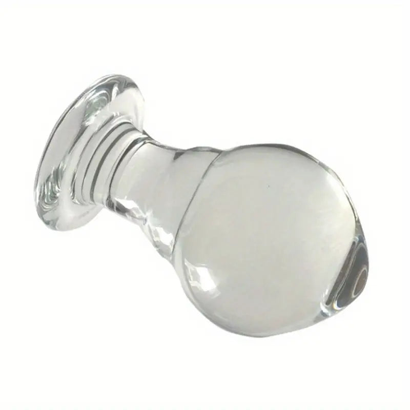 Peach-Shaped Glass Butt Plug For Couples Anal Sex Toy For Adults