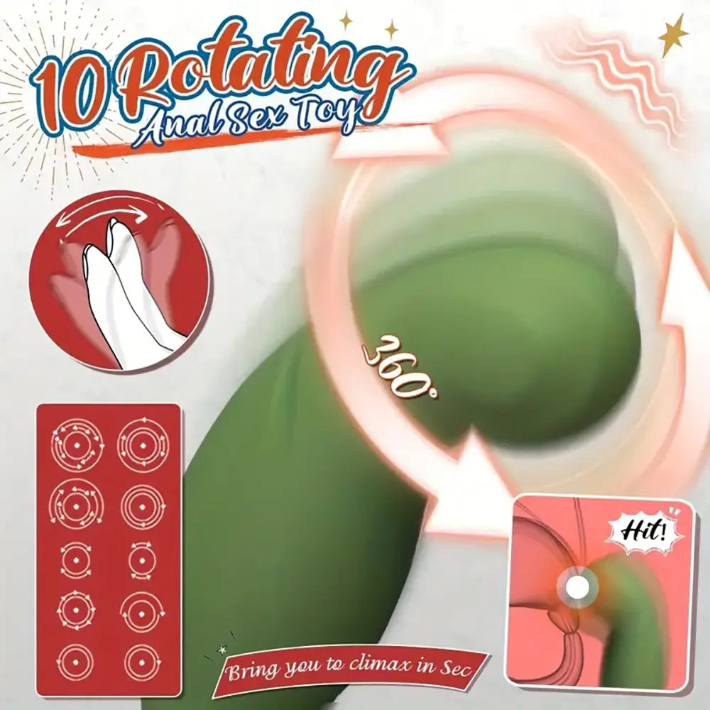 Anal Vibrator Male Adult Prostate Massager C-Shaped Anal Butt Plug