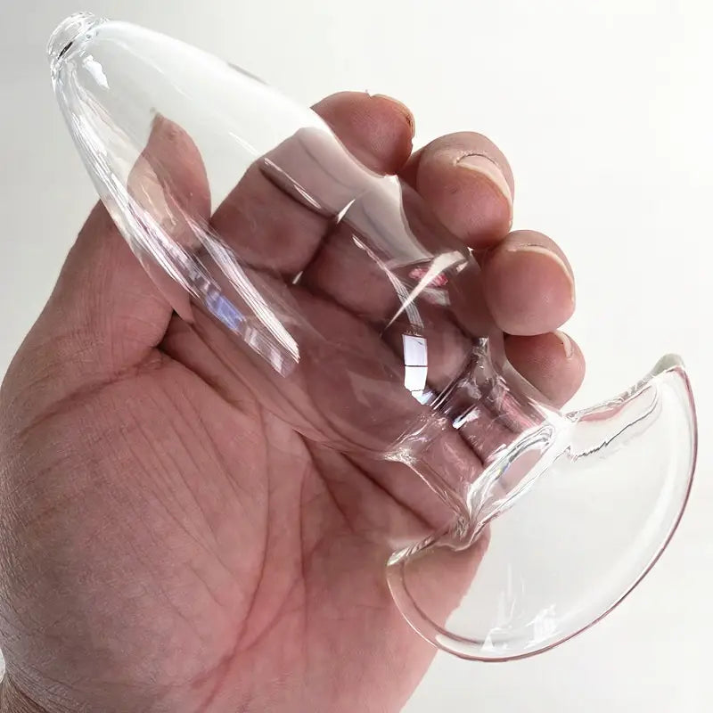 Glass Dildo Anal Plug Crystal Posterior Anal Plug Hollow Lesbian Sex Toy