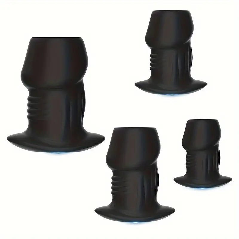 Adult Silicone Hollow Anus Plug Set Waterproof Suitable For Both Men