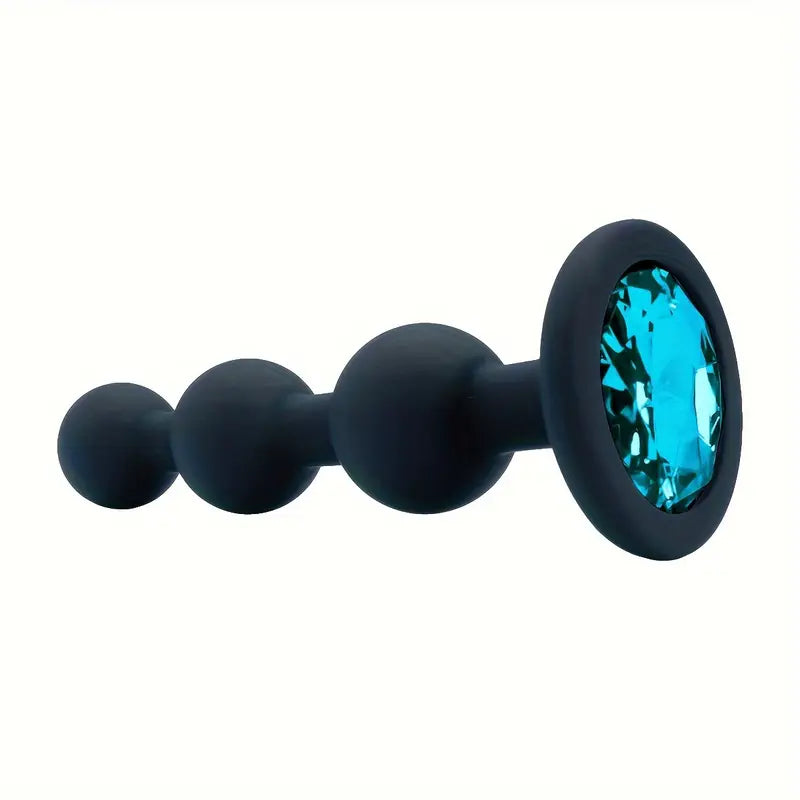 Wear 3 Balls Anal Plug G-Spot Toy Pulling Beads Anal Sex Toy
