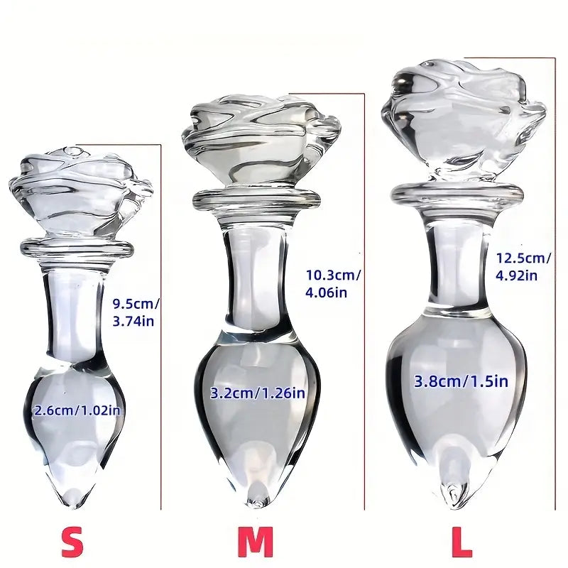 Premium Glass Anal Plug For Couples Adult Sex Toy For Men Women Sex