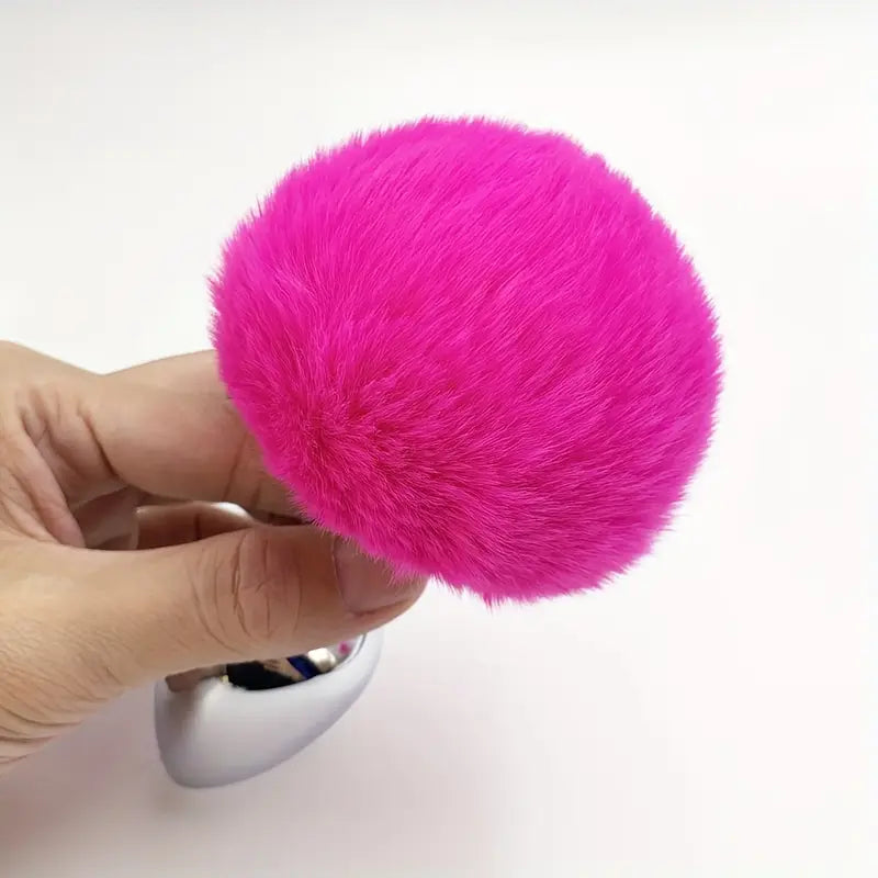 BDSM Rabbit Tail Butt Plug Animals Role-playing Sex Games Animal Tail