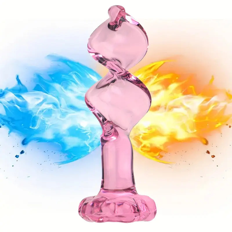 Glass Anal Plug Mini Crystal Ball Butt Sex Pleasure Wand Adult Sex Toy