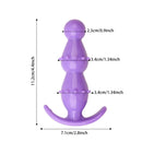 Pink Anal Plug Pull Handle Ergonomic 3-Ball Design For Prostate Massage
