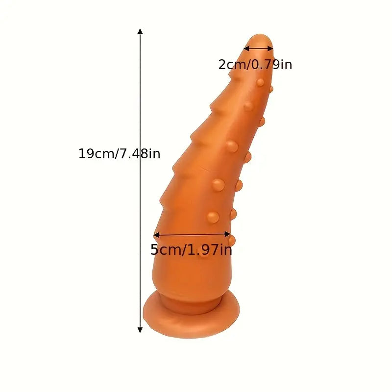 7.5 Inch Silicone Anal Butt Plug Soft Anal Trainer Dildo Prostate Massager
