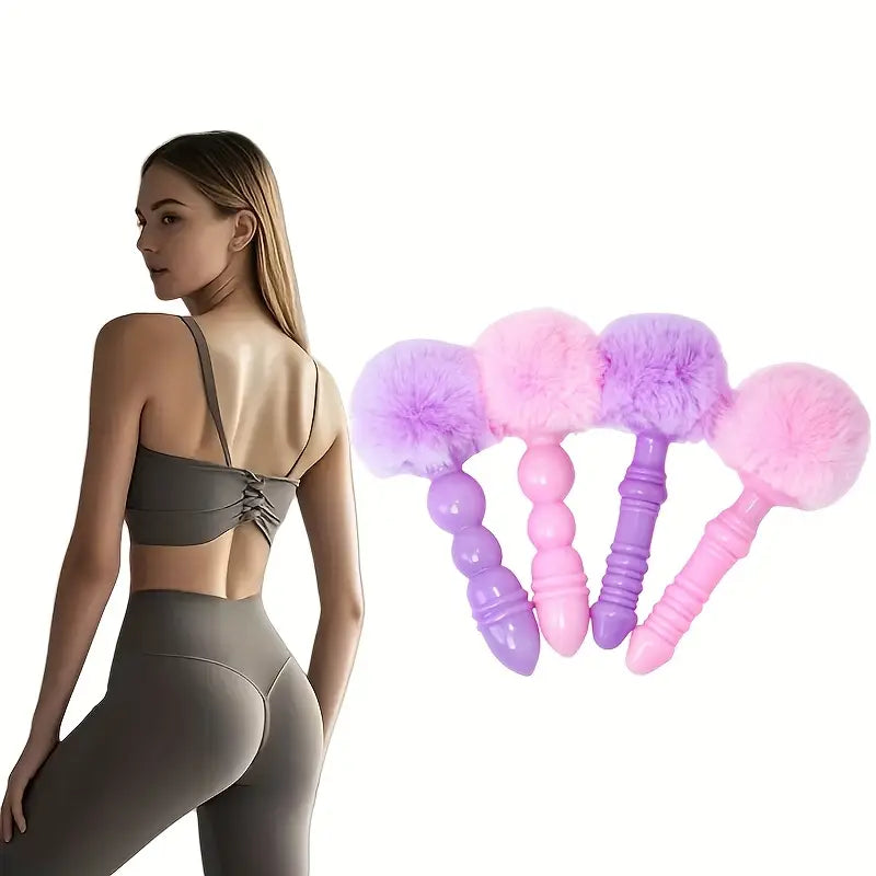 Silicone Tail Massage Bead Set Manual Anus Stimulator Prostate Massager