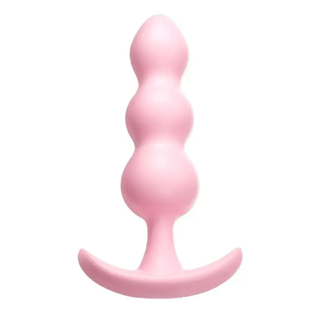 Back Court Butt Plug Large Pull Beads TPE Material Adult Anal Toy