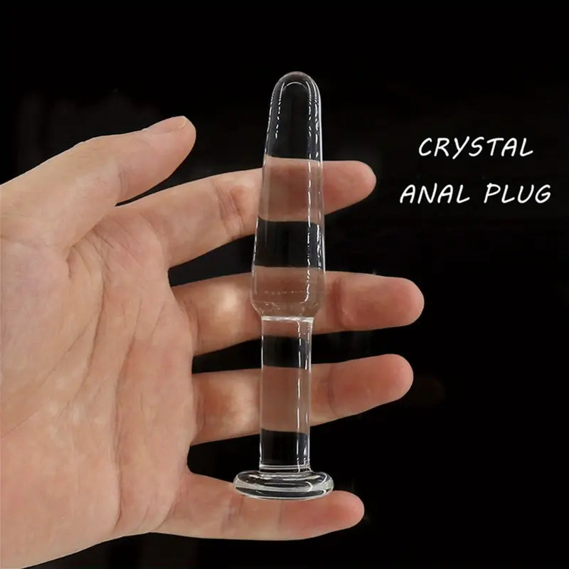 Glass Anal Expander Massager Couples Intimate Sex Toy Anal Beads Sex