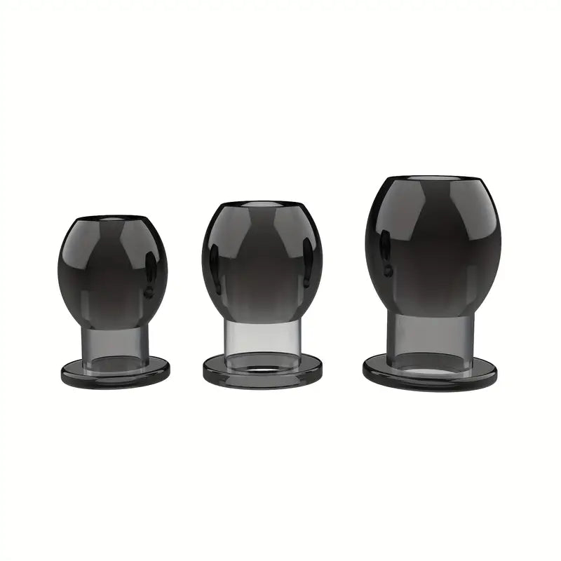 Hollow Anal Plug With Butt Stopper For Women Men Anal Butt Plug