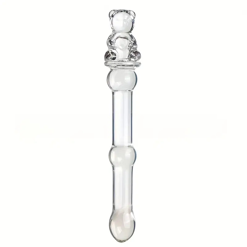 Glass Anal Plug Anal Beads Cute Clear Butt Plug Crystal Dildo For G-spot