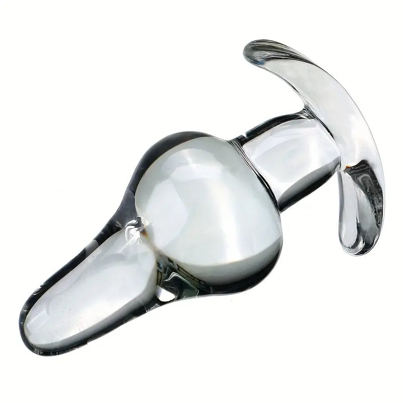 Transparent Glass Anal Plug Stimulating Training Adult Anal Sex Toy