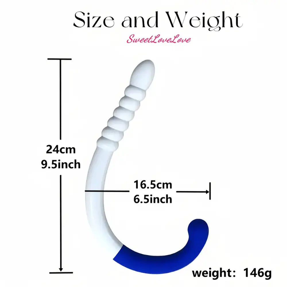 Silicone G-Spot Prostate Stimulator Butt Plug Flexible Self-Stick Adult Toy