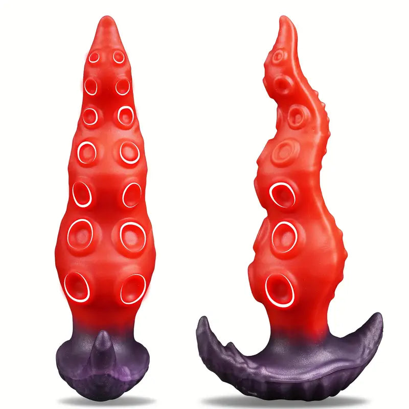 Wearable Fantasy Tentacle Anal Plug Silicone Monster Prostate Massager