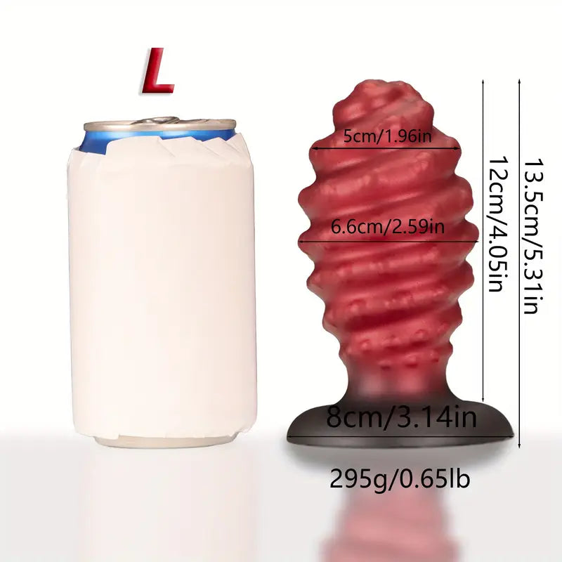 Flexible Silicone Conch Anal Plug Bendable Wistable For Stimulation