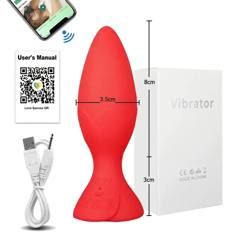 Anal Toy Vibrator With 9 Vibration Modes Prostate Massager Vibrator