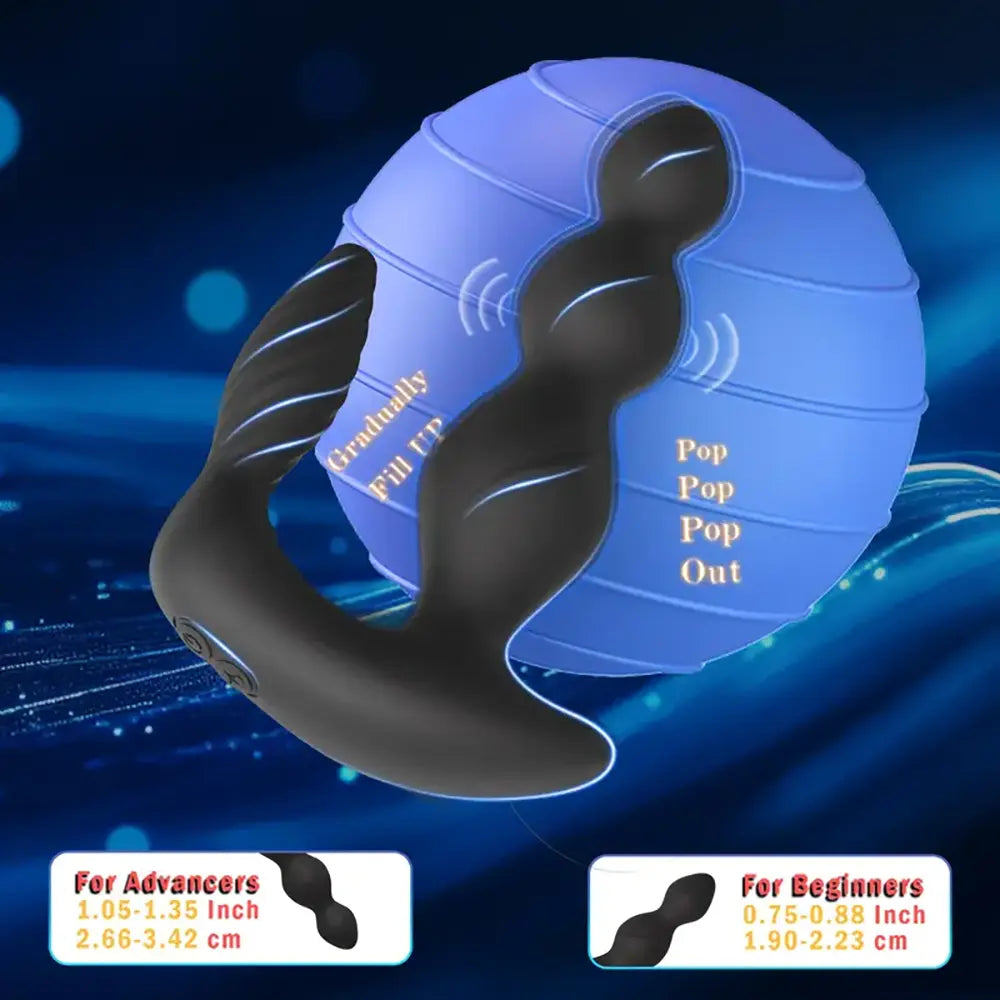 Remote Control Anal Sex Toy Vibrating Butt Plug Women Masturbator