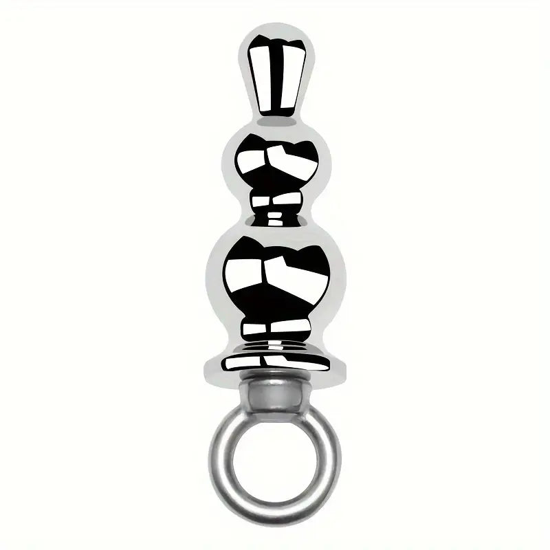 Metal Detachable Sling Ring Handheld Anal Plug Anal Sex Toy