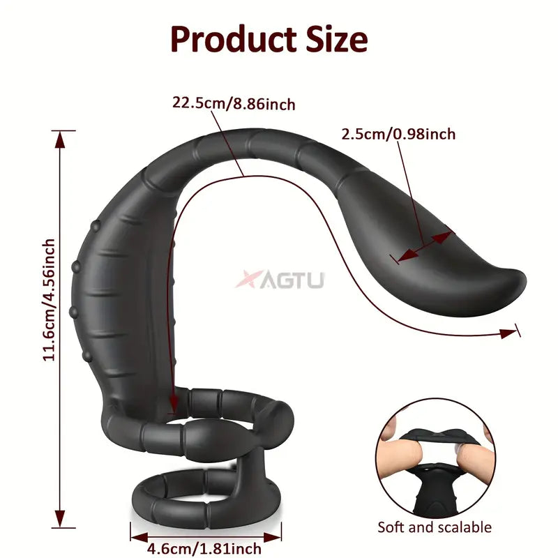 Vibrating Cock Ring Vibrator Anal Vibrator With Bullet Prostate Massager