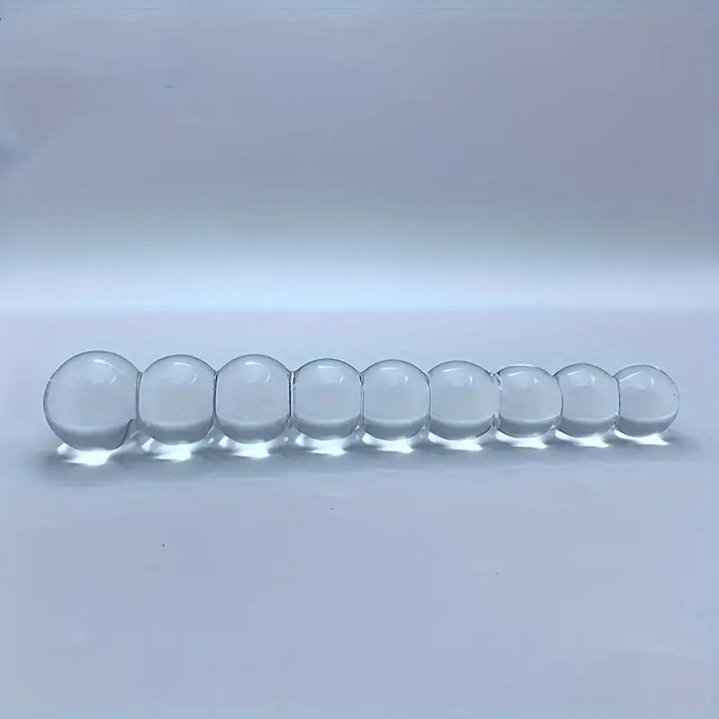 Crystal 9 Beads Glass Ball Rear Yard Pulling Beads Anal Plug Sex Toy