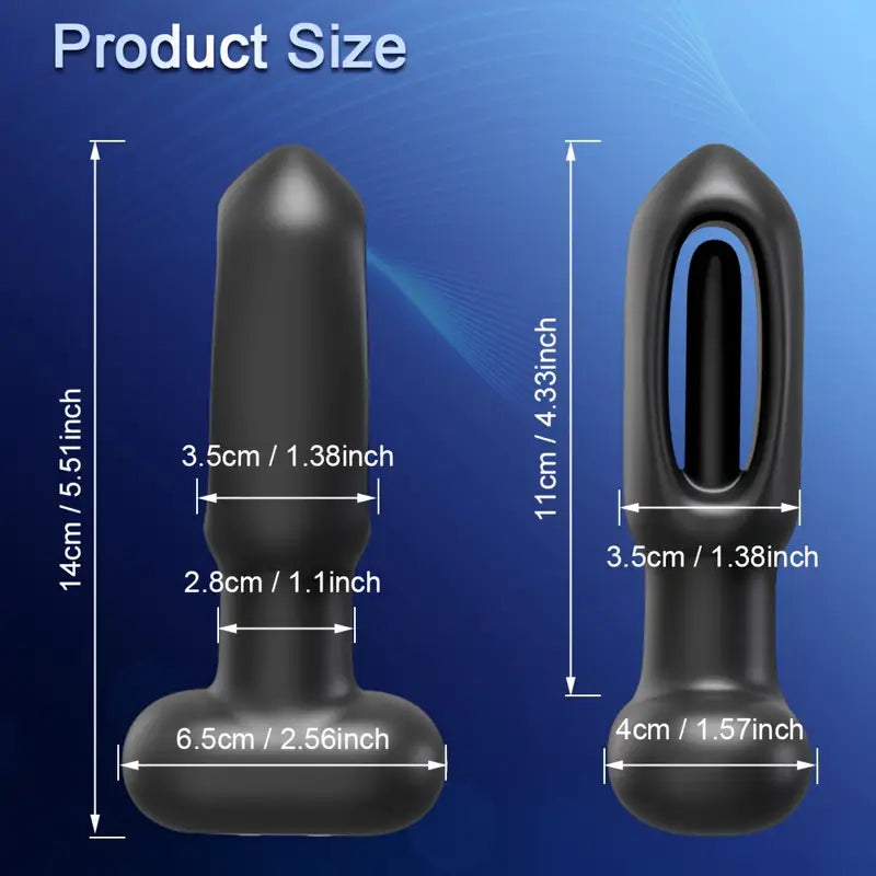 10-Modes Anal Vibrator Swing Plug Prostate Massager For Men App Control