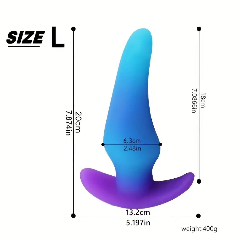 Cute Fantasy Silicone Butt Plug Multi-Size Silicone Butt Plug Training Set