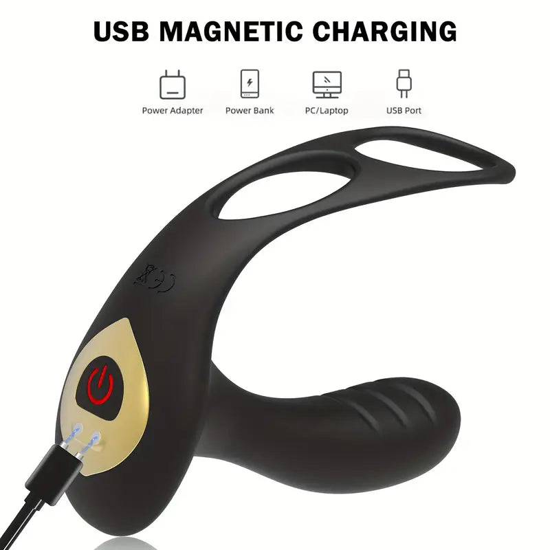 Male Massage Vibrator Wireless Remote Control Anal Massager Sex Toy