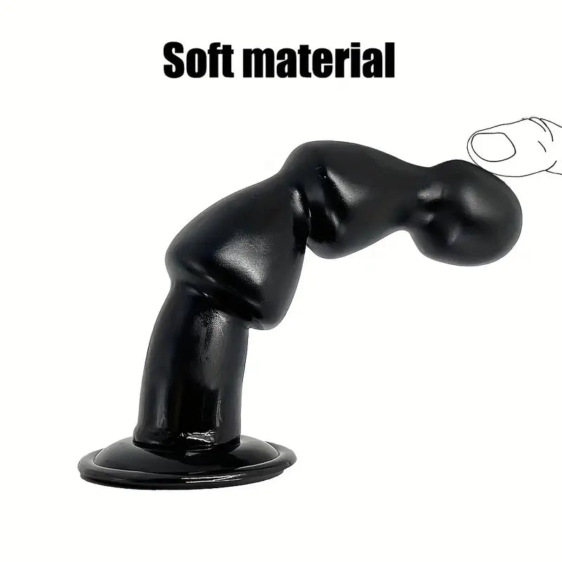 3 Balls Dildo Strong Suction Cup Hands-Free Play Realistic Soft Adult Sex Toy