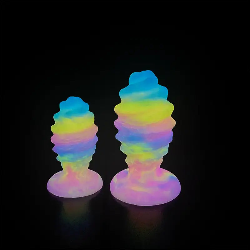 Luminous Conch Shape Butt Plug Anal Massager G Spot Stimulator